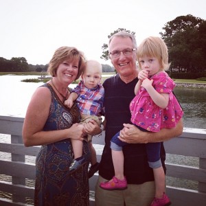 Yogi & Joy with two of their grandchildren