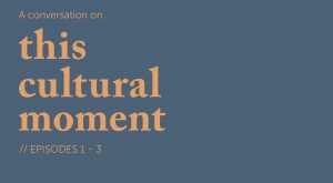 A conversation on This Cultural Moment episodes 1 - 3