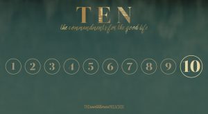 Commandment 10 do not covet