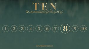 Commandment 8 do not steal