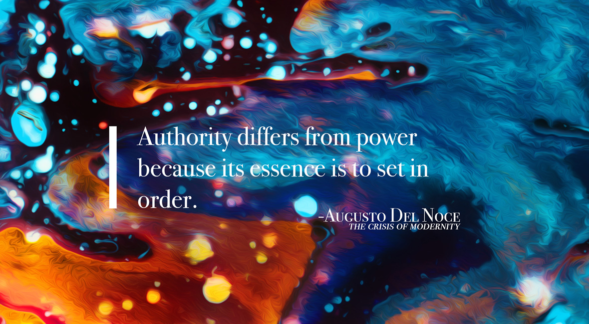 Authority versus power Augusto Del Noce